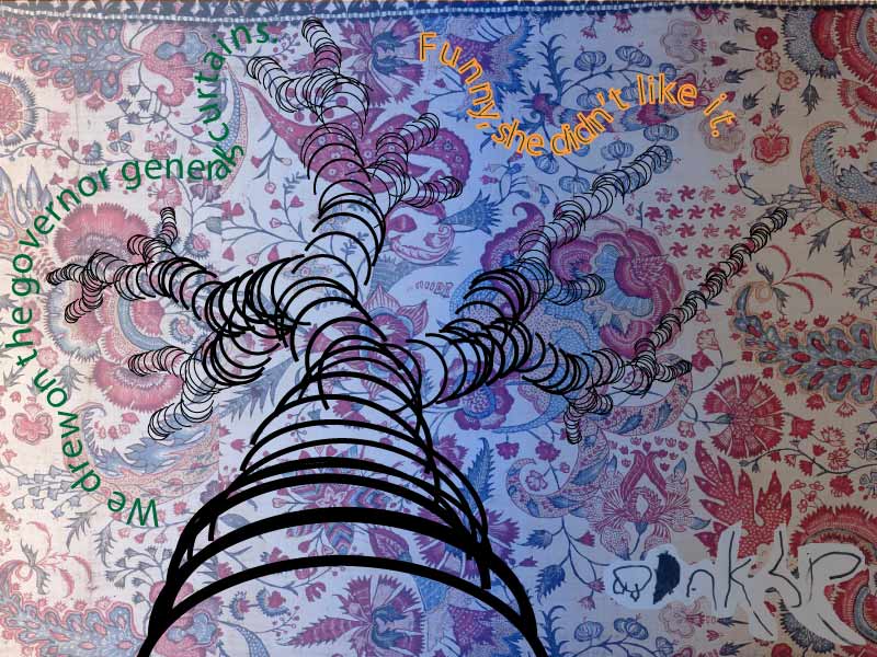 tree graffiti by Charlotte Susan Banks